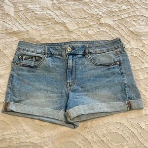 American Eagle Midi Denim Shorts